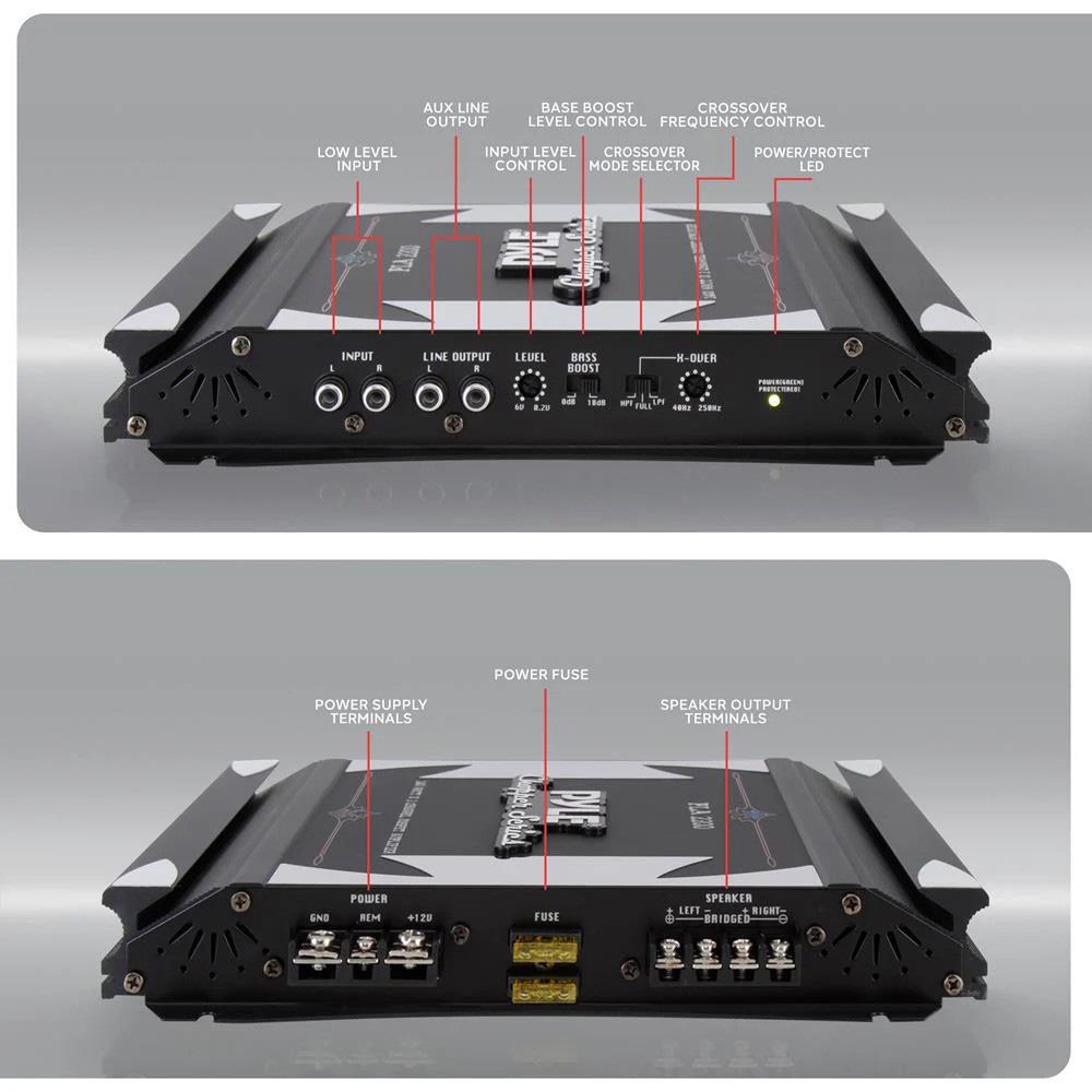 Pyle PLA2200 2 Channel Bridgeable MOSFET Amplifier